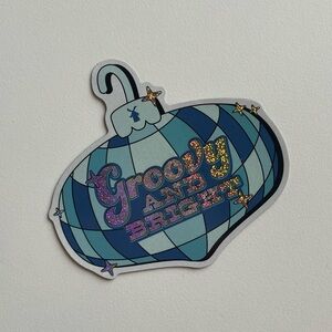 Dutch Bros Groovy and Bright Oranment Sticker